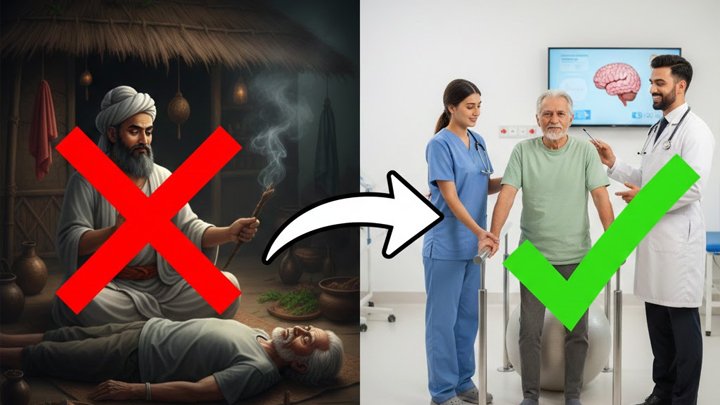 স্ট্রোকের পর রোগী বেঁচে যায়! কিন্তু ভুল চিকিৎসায় জীবনটা হারিয়ে ফেলে।