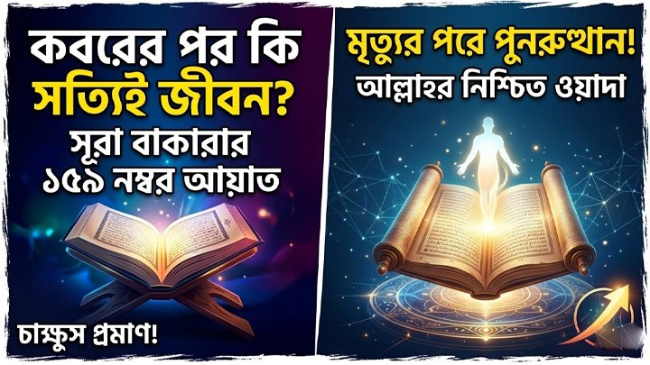 আল্লাহ মৃত্যুর পরে কিভাবে পুনরুত্থান করবেন তার একটা প্রমাণ হল সূরা বাকারার ১৫৯ নম্বর আয়াত!